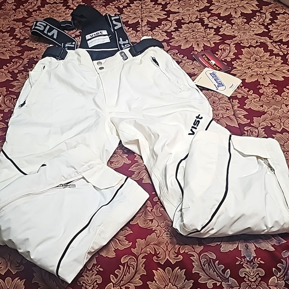 Vist Never Worn High Quality Italian Full Zip Bianco Skiwear XL